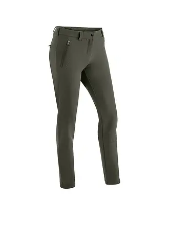 MAIER SPORTS | Damen Wanderhose Helga Slim | dunkelgrün